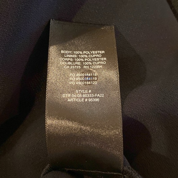 Aritzia Wilfred Aperature Tie-back Mini Dress Size: 6 Color: Black - Picture 13 of 13